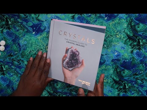 ASMR PAGE TURNING CRYSTAL MEANINGS BOOK