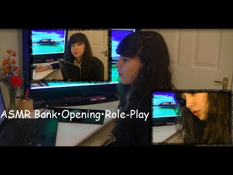 ♥ASMR♥ Bank•Opening•Role-Play