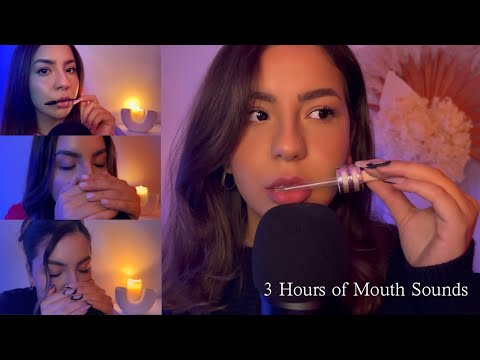 ASMR | Over 3 Hours of Pure Mouth Sounds Triggers Assortment For Sleep😴💤