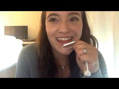 ASMR Mouth Sounds | Lipgloss application | Gum Chewing | Hard candy