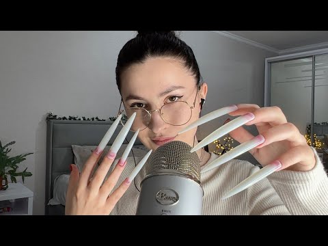 Asmr 100 triggers in 10 minutes with long nails 💅