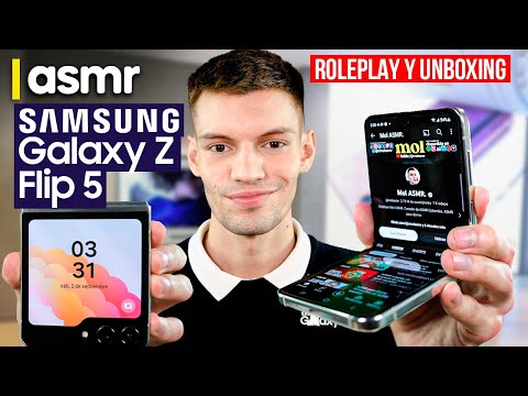 ASMR te vendo el Samsung Galaxy Z Flip 5 ASMR español unboxing