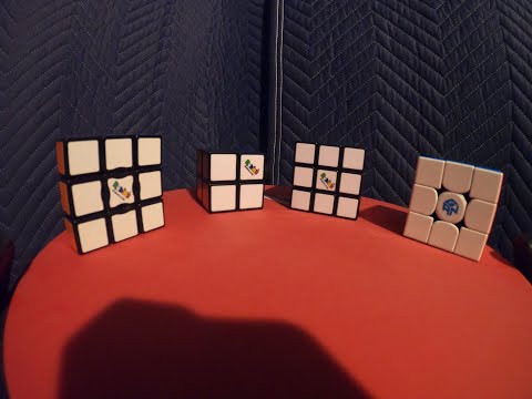 Tapping and Solving Puzzle Cubes ASMR