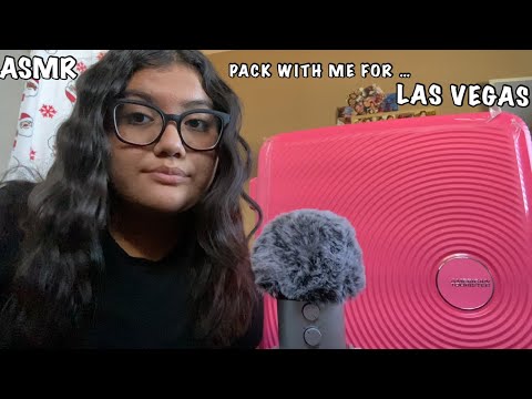 ASMR ~ PACK WITH ME FOR LAS VEGAS !!!