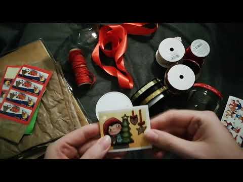 ASMR Advent calendar Day 13 💖 Christmas present wrapping ideas