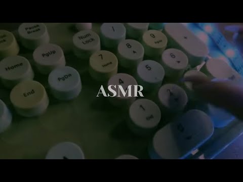 ASMR - Keyboard typing ☁️🧸-Background ASMR for studying, working, gaming