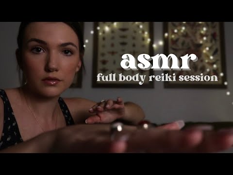 ASMR Full Body Reiki Session ┃ Energy Pulling, Chakra Balancing and Massage for Deep Sleep 🌙