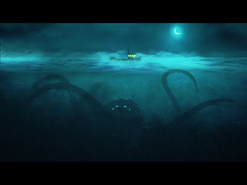 The Deep Sea ASMR Ambience (underwater sounds, waves crashing, wind)