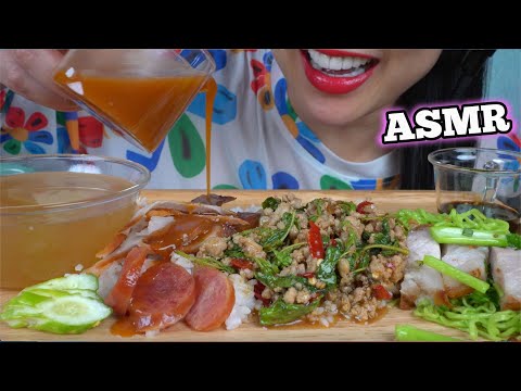 ASMR THAI STREET FOOD (EATING SOUNDS) NO TALKING | SAS-ASMR