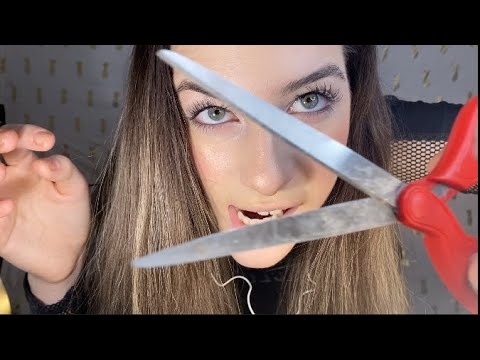 ASMR Relaxing Close Up Haircut // Scissors, Hair-brushing, Latex Gloves & Serums @FranchescaCuts