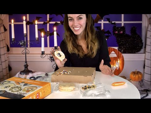 [ASMR] Make Halloween Cookies With Me