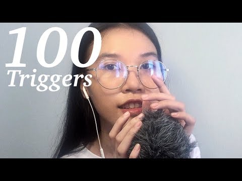 ASMR 100 Triggers in 4 Minutes