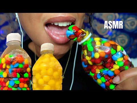ASMR | Honey JELLY | M&M & 💙Lemonhead CANDY 🍋