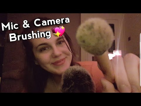 ASMR ||  Fluffy Mic & Camera Brushing | Personal Attention | Up Close Whispering ||