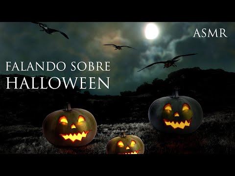 ASMR falando sobre Halloween