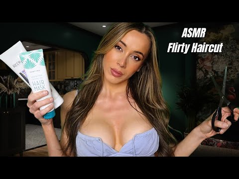 ASMR Flirty Private  Haircut 💈❤️✂️ soft spoken