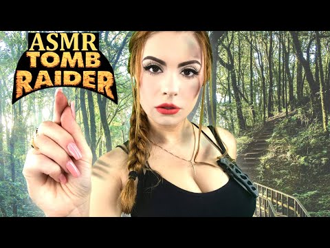ASMR Lara Croft SAVES YOU ✨  ASMR Tomb Raider Roleplay