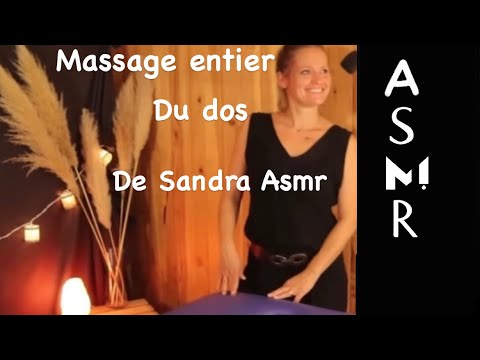MASSAGE RELAXANT sur Sandra ASMR