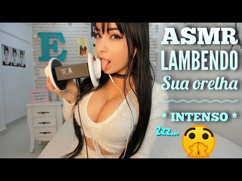 ASMR ~Ear Eating~ Intense Mouth Sounds  [tingly mouth sounds]!!! 😛