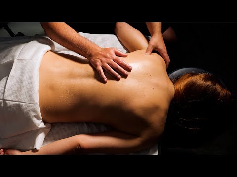 Relieve Her Exhausting Upper Back Pain with Therapeutic Massage [No Talking][ASMR]