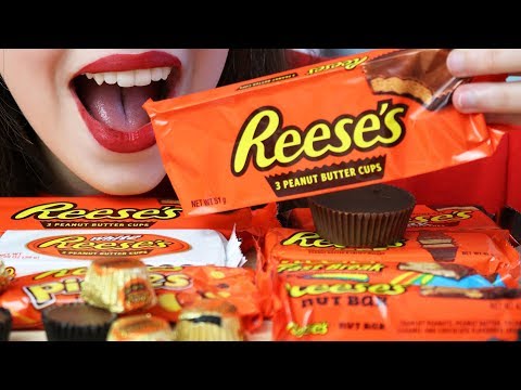 ASMR REESE’S CHOCOLATE CANDY Eating | PB Feast (Eating Sounds) No Talking
