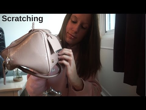 ASMR  Scratching/Tapping on Textured Bags