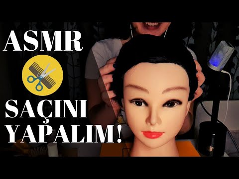 Saçlarını Yapıyorum! 🥰 Kuaför Arkadaş Roleplay | ASMR Türkçe Fısıltılı Sohbet