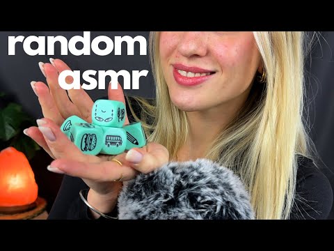 ASMR | RANDOM ASMR - Rolling the dice! unpredictable but tingly
