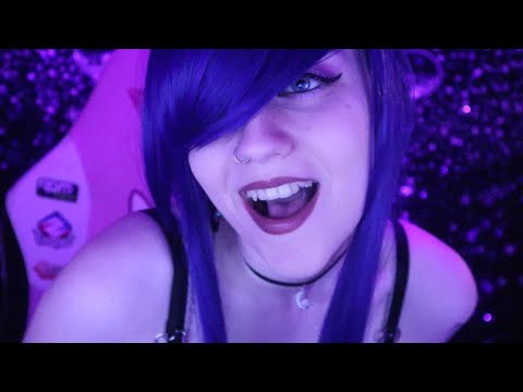 ASMR // Mouth Sounds & Rambling (also my wig keeps almost falling off)