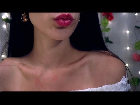 ASMR Kiss, Mouth Sounds, Ear Touching, Hand Movements 💋