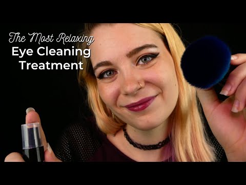 ASMR The Most Relaxing Deep Eye Cleaning ✨  | Soft Spoken Personal Attention RP