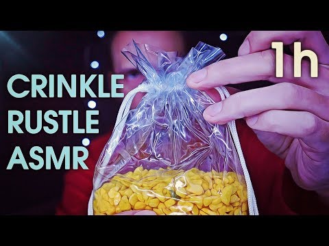 1h ASMR Focus on Crinkle and Rustle