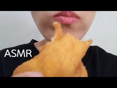 ASMR Twisted bread stick EATING SOUNDS