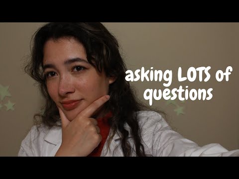 ASMR 🥼 Researcher Asks You Questions & Examines You Role Play (Lots of keyboard typing!)