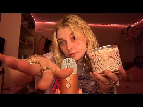 ASMR Relaxing Sleepy Mouth and Hand Sounds with Tapping and Scratching! 100% Tingles Guaranteed