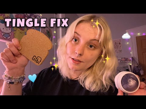 Fast and Aggressive LoFi ASMR ☁️ Quick Tingle and Sleep Fix ✨ Camera Tapping, Visuals, Mouth Sounds