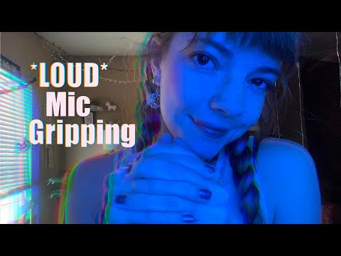 ASMR | INTENSE Mic Gripping & Rubbing | minimal taking, hand sounds & mic scratching