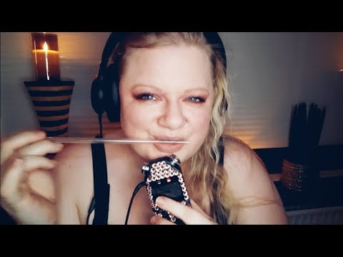 ASMR "Brushing" My Teeth With A Hard Plastic Straw (Mouth Sounds)