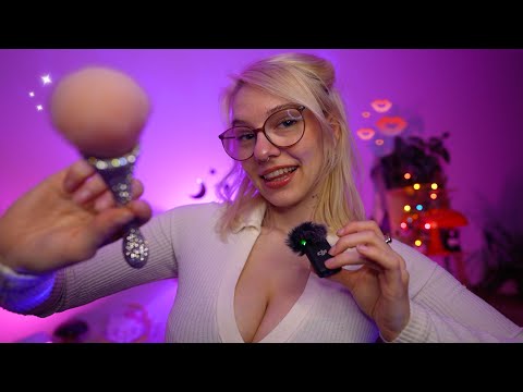 *ASMR* Whispering You To Sleep {including different personal attention triggers} ⭐