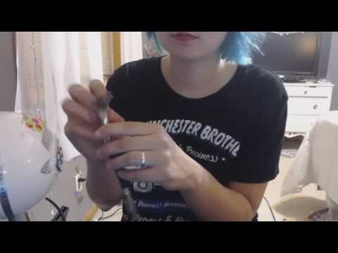 ASMR small brushing video before i got interrupted!