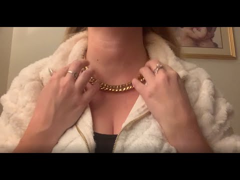 ASMR Fast & Aggressive Snapping, Hand Sounds and Movements, Chain Necklace and Zipper Sounds