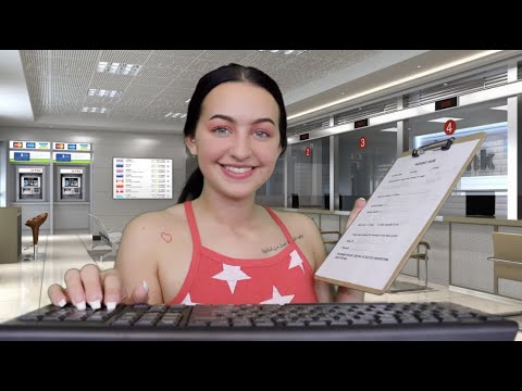 [ASMR] Opening A Bank Account RP (typing, writing, etc.)