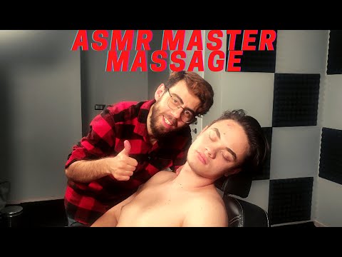 ASMR TURKISH BARBER AND RELAXTION MASSAGE-Asmr chest,face,head,back,ear,arm,hand