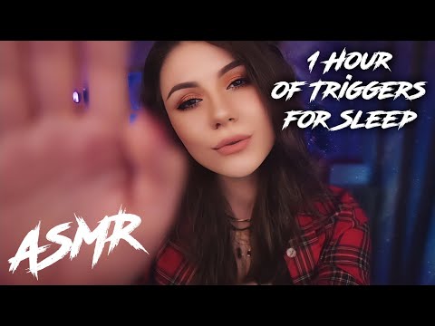 ASMR 1 Hour of Triggers for Sleep 💎 Latex Gloves,  Crinkle Sounds, Brushing, Shh, Wood Sounds