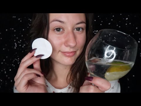 [ASMR] Relax With Me! (Q&A/Skin Care Routine) ❤️