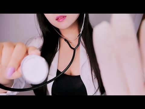 ASMR [ENG SUB] Doctor Check-Up spit paint, mouthsounds  Medical Roleplay for Sleep
