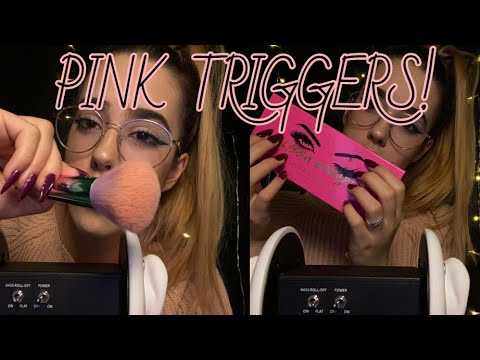 [ENG] 3DIO PINK TRIGGERS ASMR!