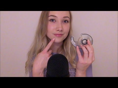 ASMR Fast Tapping On Objects Taped To My Hands
