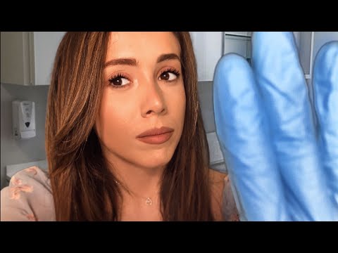 ASMR FACIAL EXAMINATION (latex gloves, typing, personal attention)