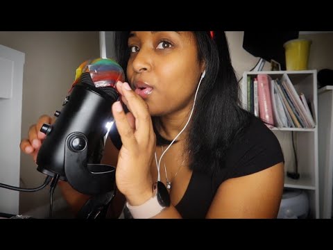 [ASMR] Brain Eating 🧠🍴 (blue yeti mic with fruit rollup) up close Pt. 6?